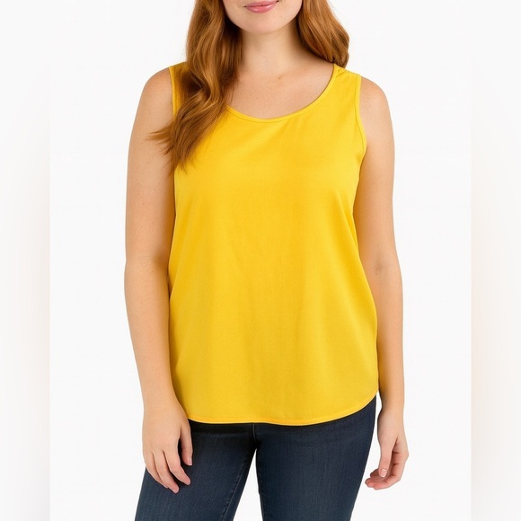 Tops - Yellow Sleeveless Women's Top